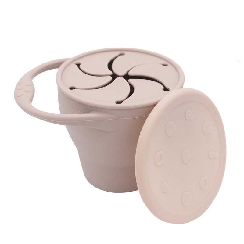 Silicone Collapsable Snack Cup - Fawn