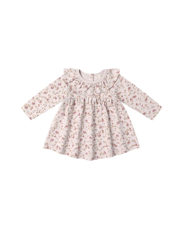 jersey gardens dress stores Ruffle Collar Jersey Dress - Garden