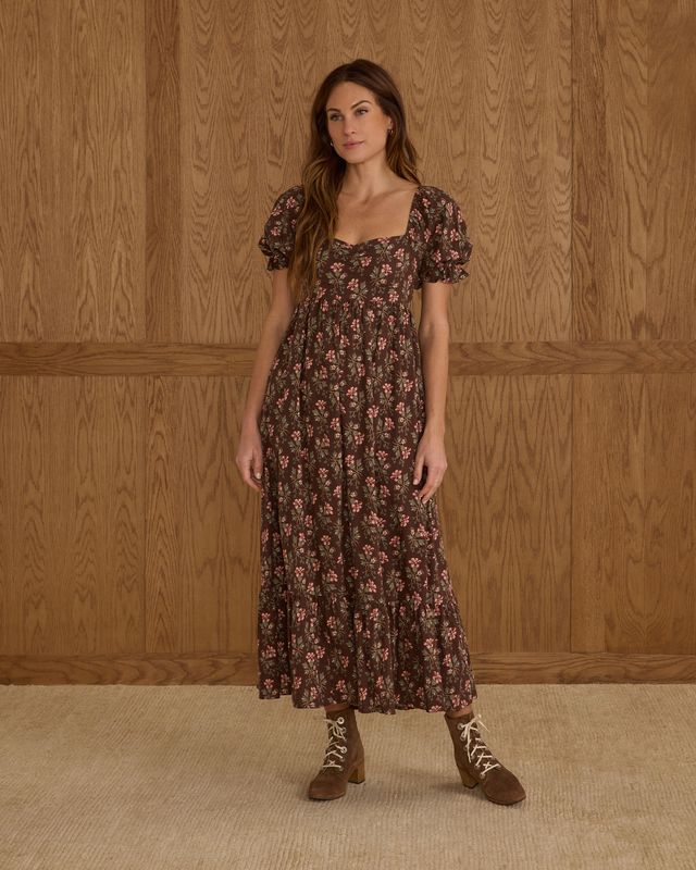 Women's Chloe Dress Winter Floral, L at Rylee + Cru Women's Chloe Dress Winter Floral, L at Rylee + Cru