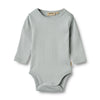 Spencer Ribbed Bodysuit - Soft Rain