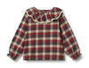 Elin Blouse - Red Blue Check