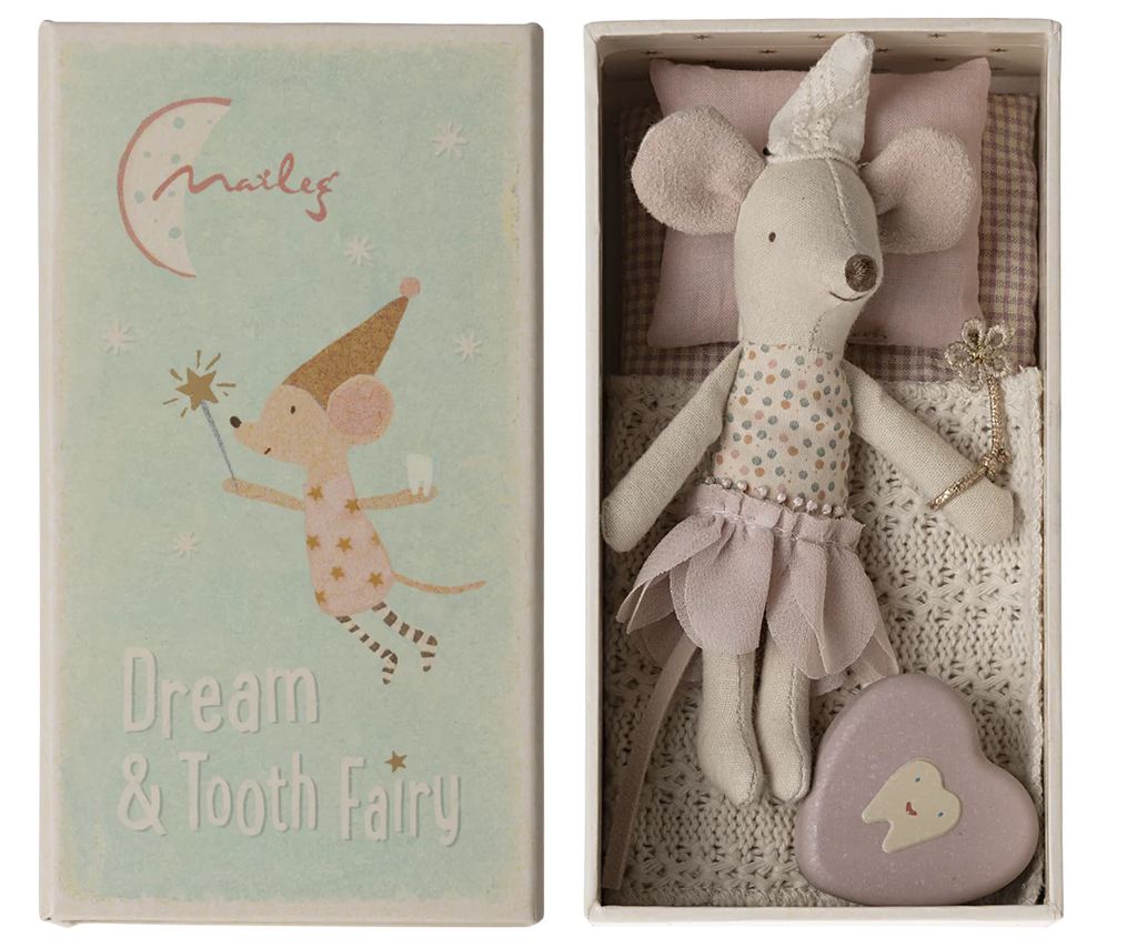 Tooth Fairy Mouse, Little Sister in Matchbox