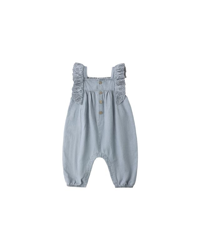 Nova Romper || Chambray - Chicke