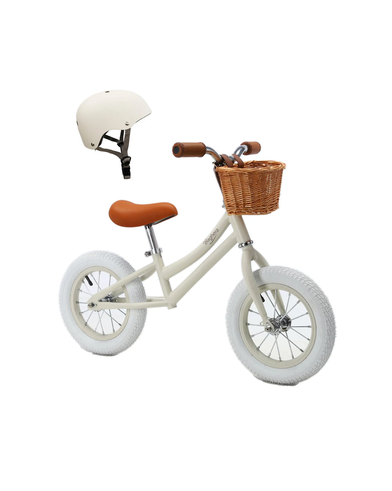 Balance Bicycle w/ Helmet - Ivory