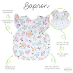 Bapron Baby Bib - Floral Flutter