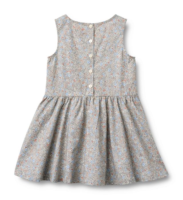 Kids Hella Dress - Air Blue Flowers - Chicke