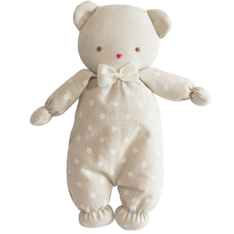 Baby Ted - White Linen Spot