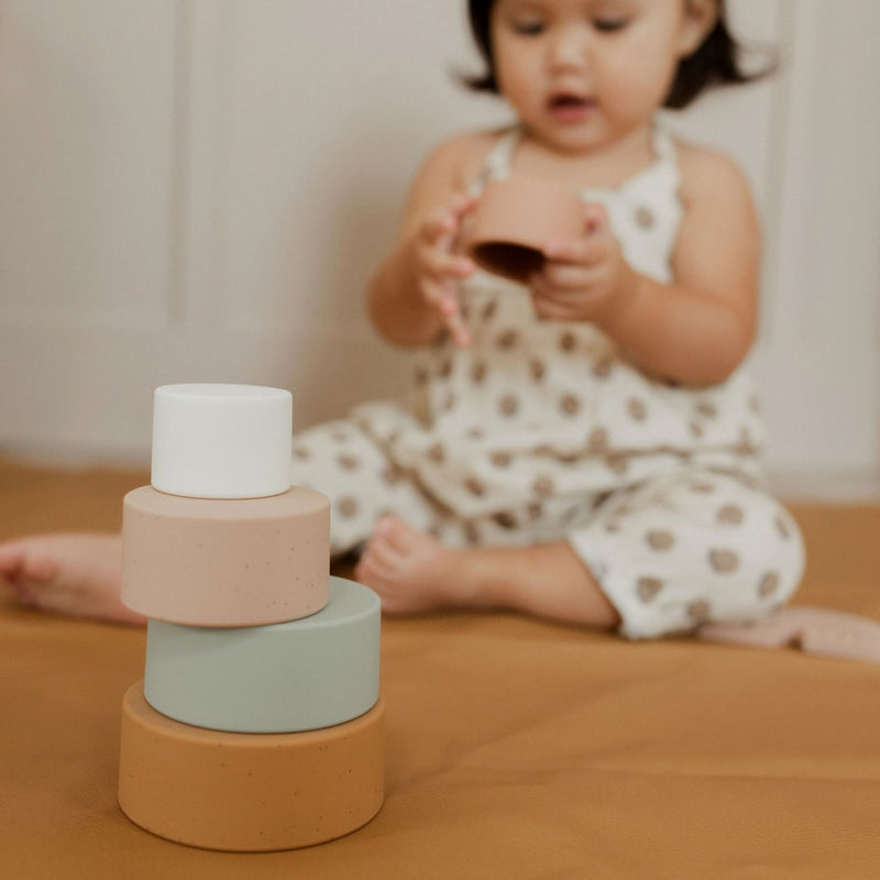Silicone Nesting Toy - Speckled