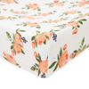 Cotton Muslin Changing Pad Cover - Watercolor Roses