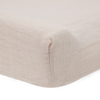 Organic Cotton Muslin Changing Pad Cover - Rosie