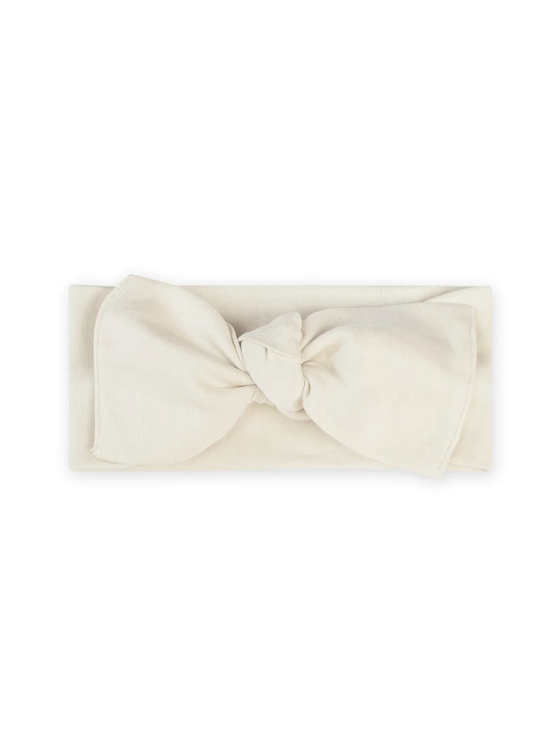 Organic Baby Hattie Knot Bow Wrap - Natural