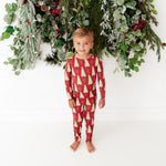 All Spruced Up Christmas Tree Bamboo Two Piece Pajamas