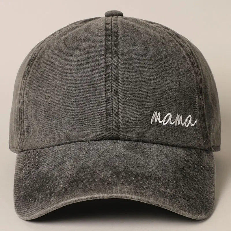 Embroidered Mama Hat - Assorted Colors