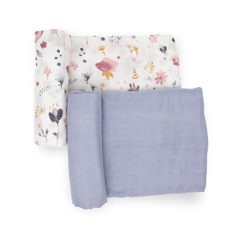 Deluxe Muslin Swaddle Blanket 2 Pack - Fairy Gardens
