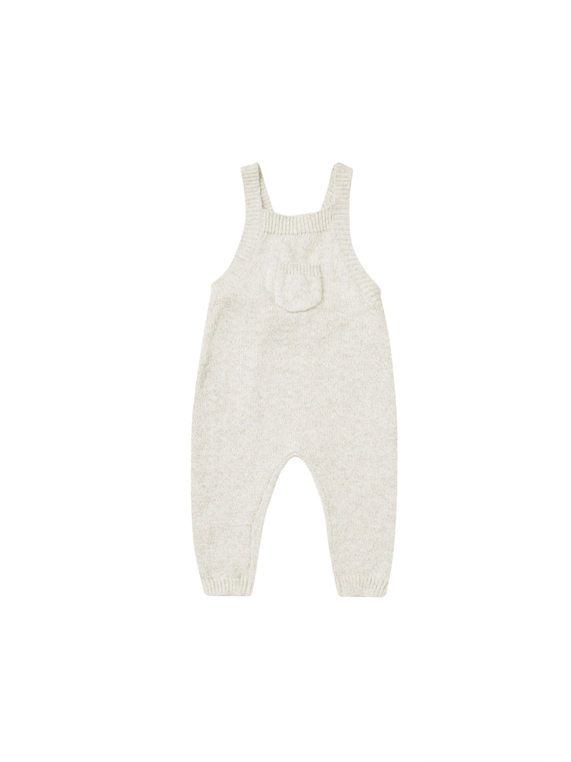 Knit Overalls - Ivory