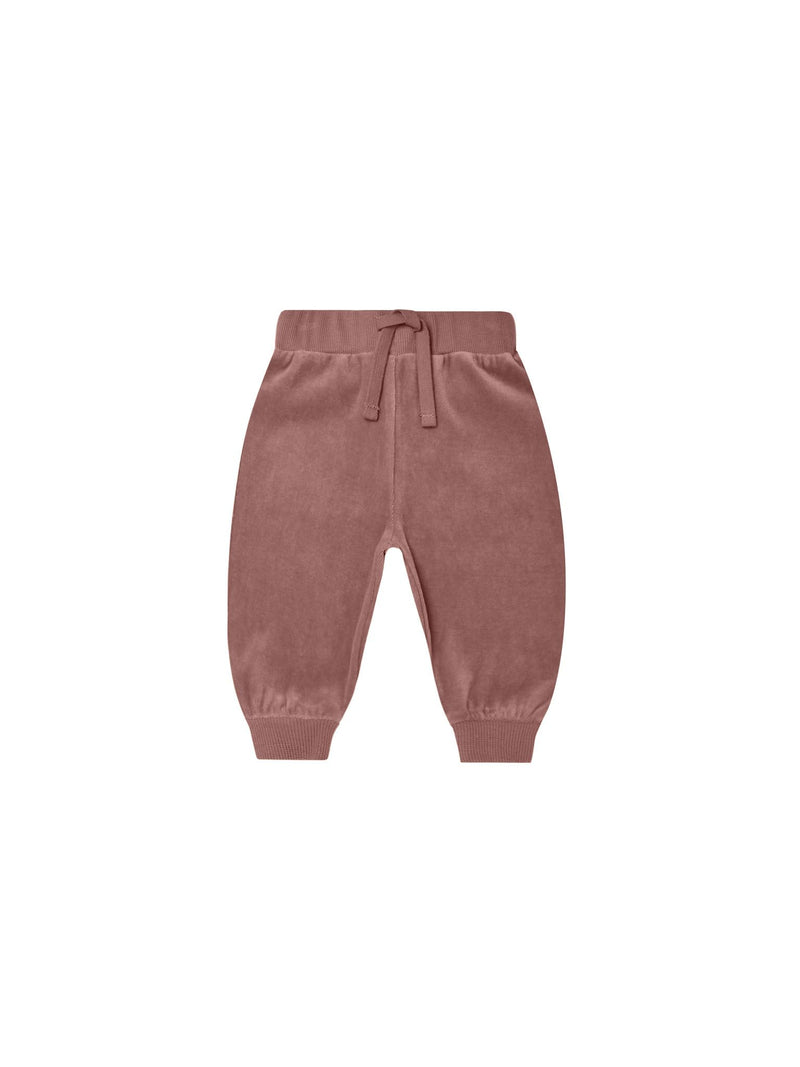 Velour Relaxed Sweatpant - Fig