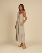 Abbie Tiered Maxi - Sage GIngham