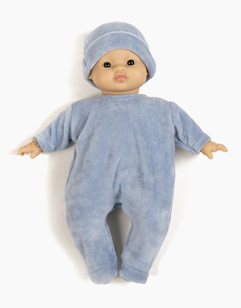 Babies - Doll Romper & Hat - Blue