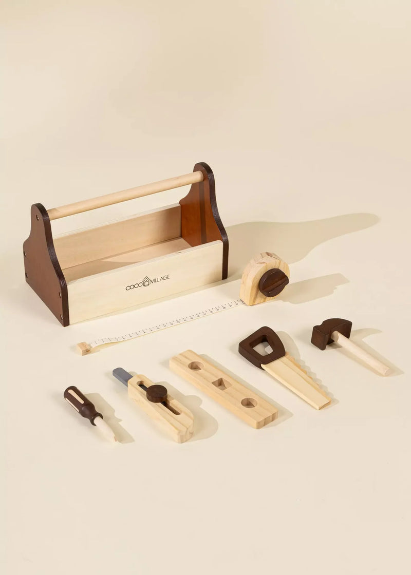 Wooden Tools Playset