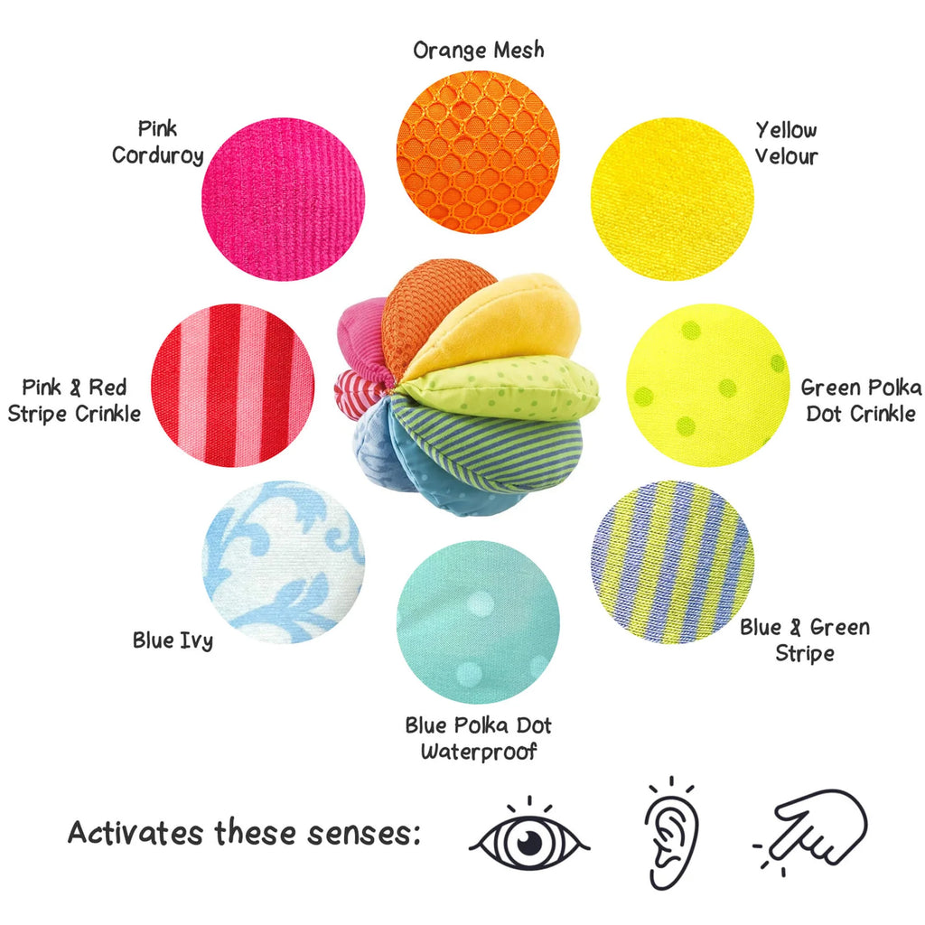 Rainbow Fabric Ball