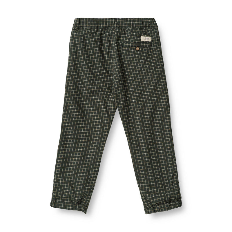 Rufus Lined Trousers - Black Coal Check