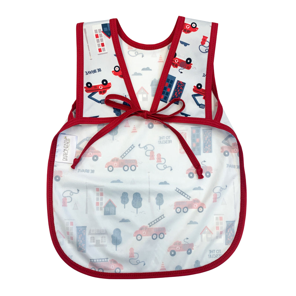 Bapron Baby Bib - Firefighters (6M-3Y) - Chicke