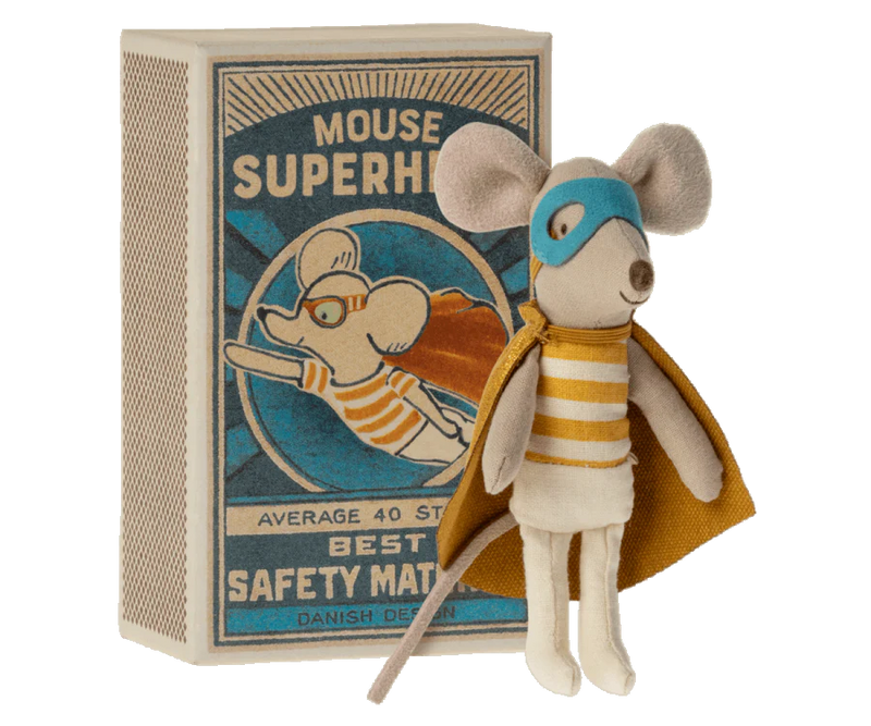 Super Hero Little Brother Mouse in Box