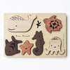 Wooden Tray Puzzle - Ocean Animals - Chicke